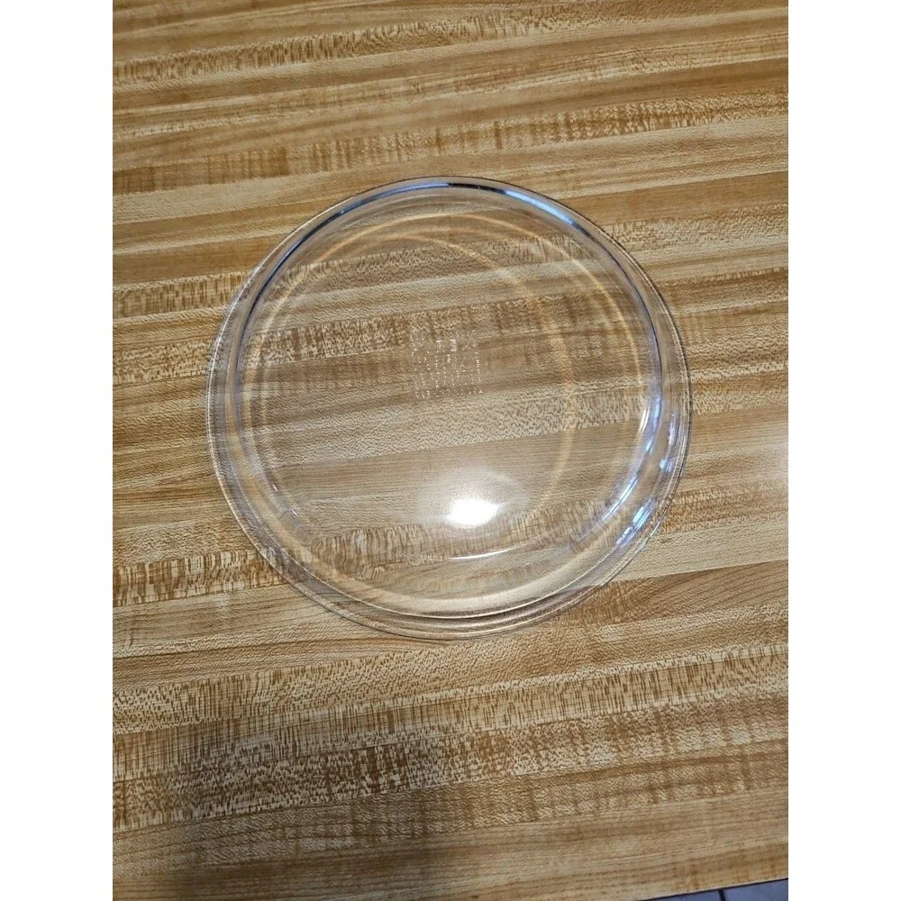 VINTAGE PYREX #209 CLEAR GLASS PIE PLATE CASSEROLE DISH FLAT RIM 9